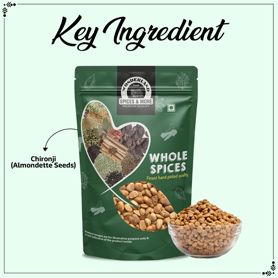 Wonderland Foods 250g Chironji Pack of 1 Pouch