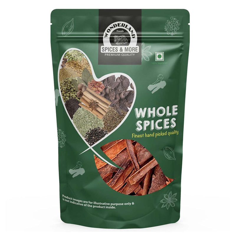 Wonderland Foods 250g Whole Spices Cinnamon Bark Pouch