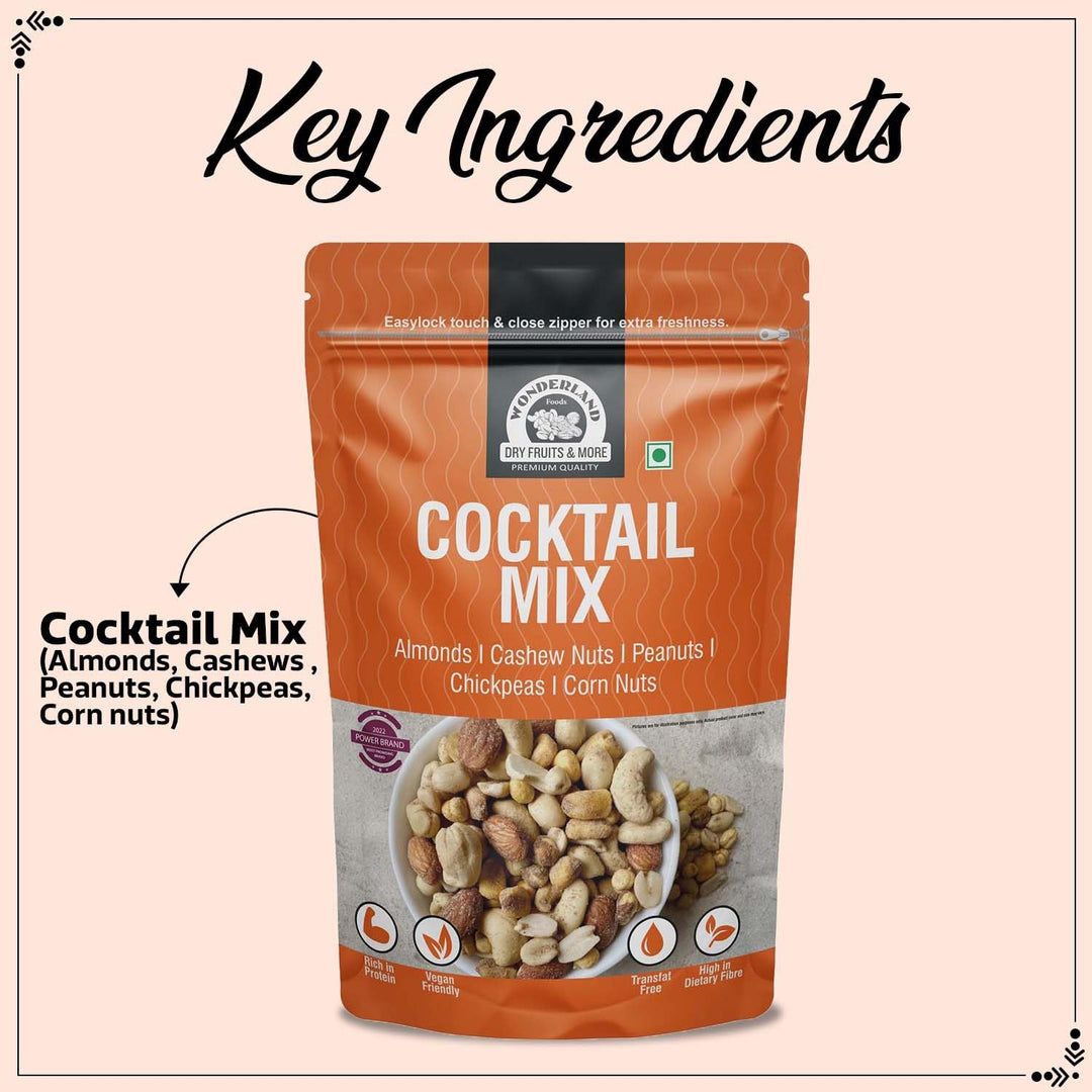 Wonderland Foods 200g Cocktail Mix Pouch