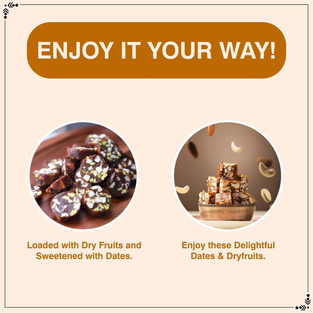 Wonderland Foods 20g Premium Dates & Dry Fruits Delight Dates Bite