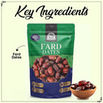 Load image into Gallery viewer, Wonderland Foods 1Kg (500g X 2) Premium Fard Dates Pouch

