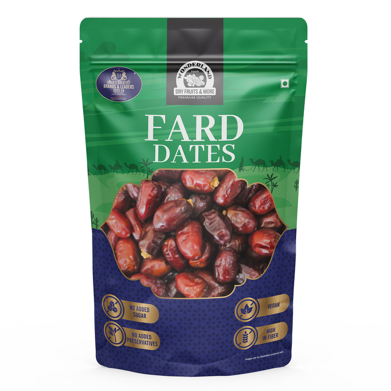 Wonderland Foods 500g Premium Fard Dates Pouch