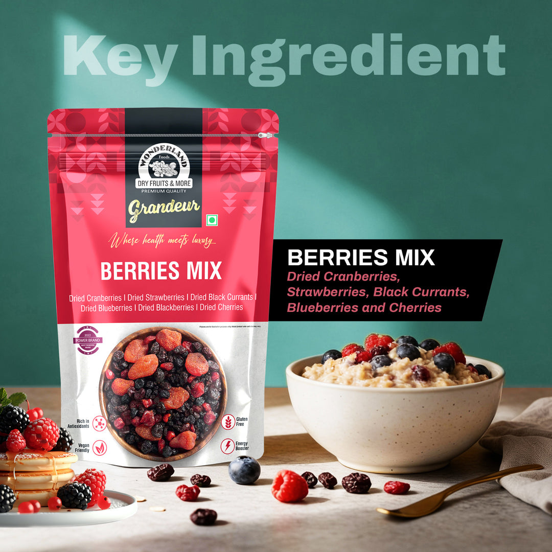 Wonderland Foods 200g Grandeur Premium Berries Mix Pouch