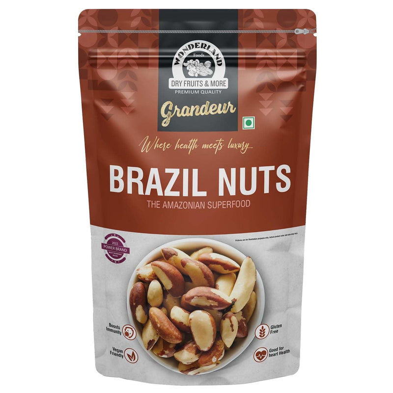 Wonderland Foods 200g Grandeur Premium Brazil Nuts Pouch