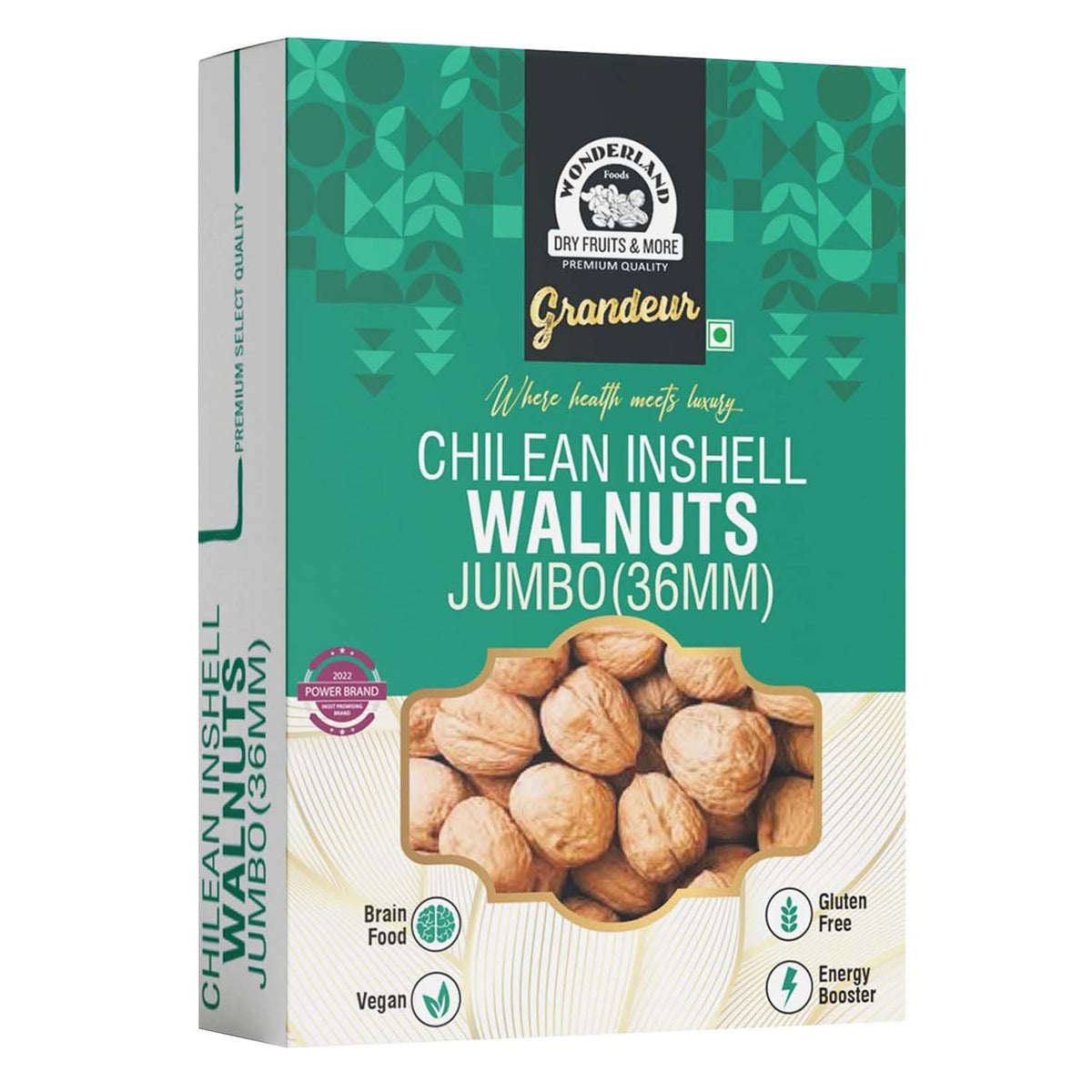 G chilean inshell walnut 36mm 1kg 1