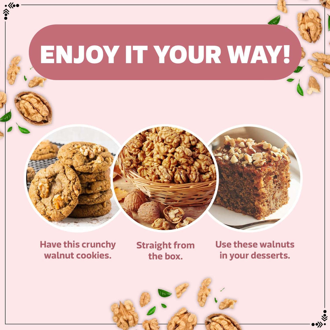 Wonderland Foods 200g Grandeur Premium Chilean Walnuts Kernels Box