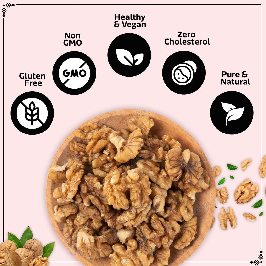 Wonderland Foods 200g Grandeur Premium Chilean Walnuts Kernels Box