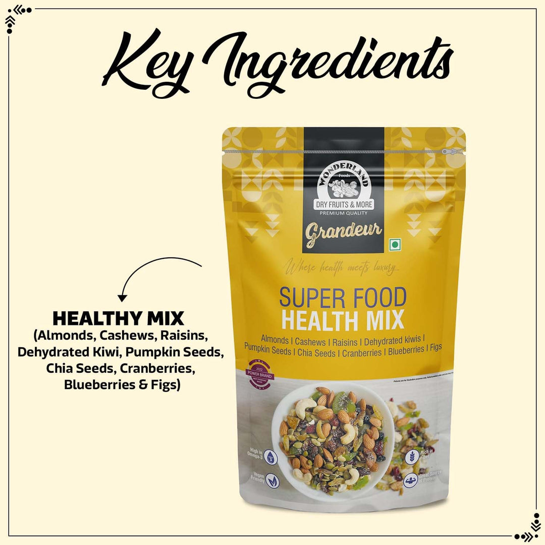 Wonderland Foods 200g Grandeur Premium Healthy Mix Pouch