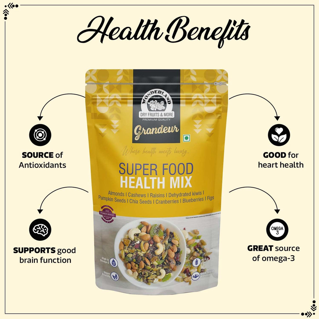 Wonderland Foods 200g Grandeur Premium Healthy Mix Pouch