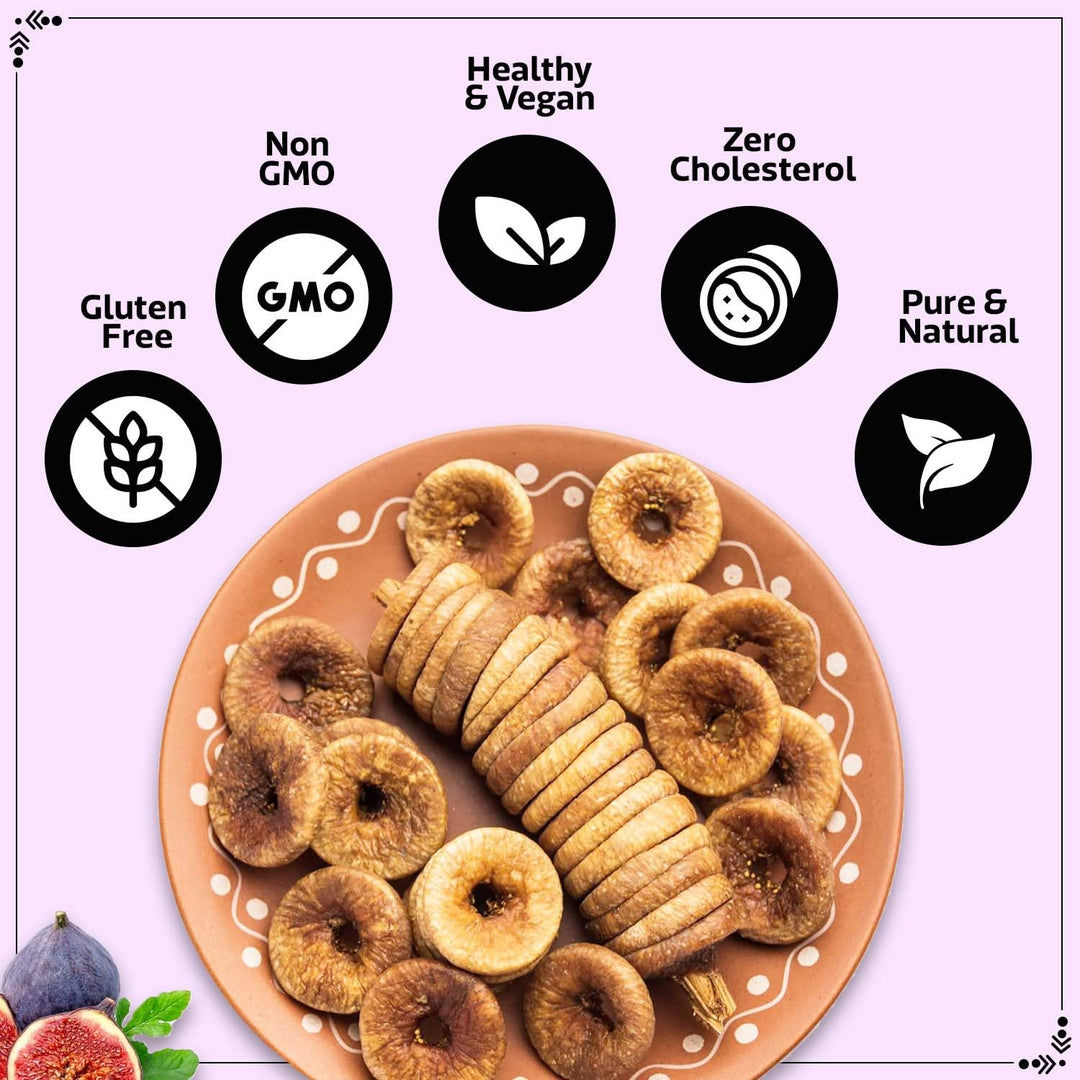 Wonderland Foods 500g Grandeur Premium Jumbo Anjeer (Figs) Box