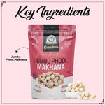 Load image into Gallery viewer, Wonderland Foods 100g Grandeur Premium Phool Makhana (Foxnut) Pouch
