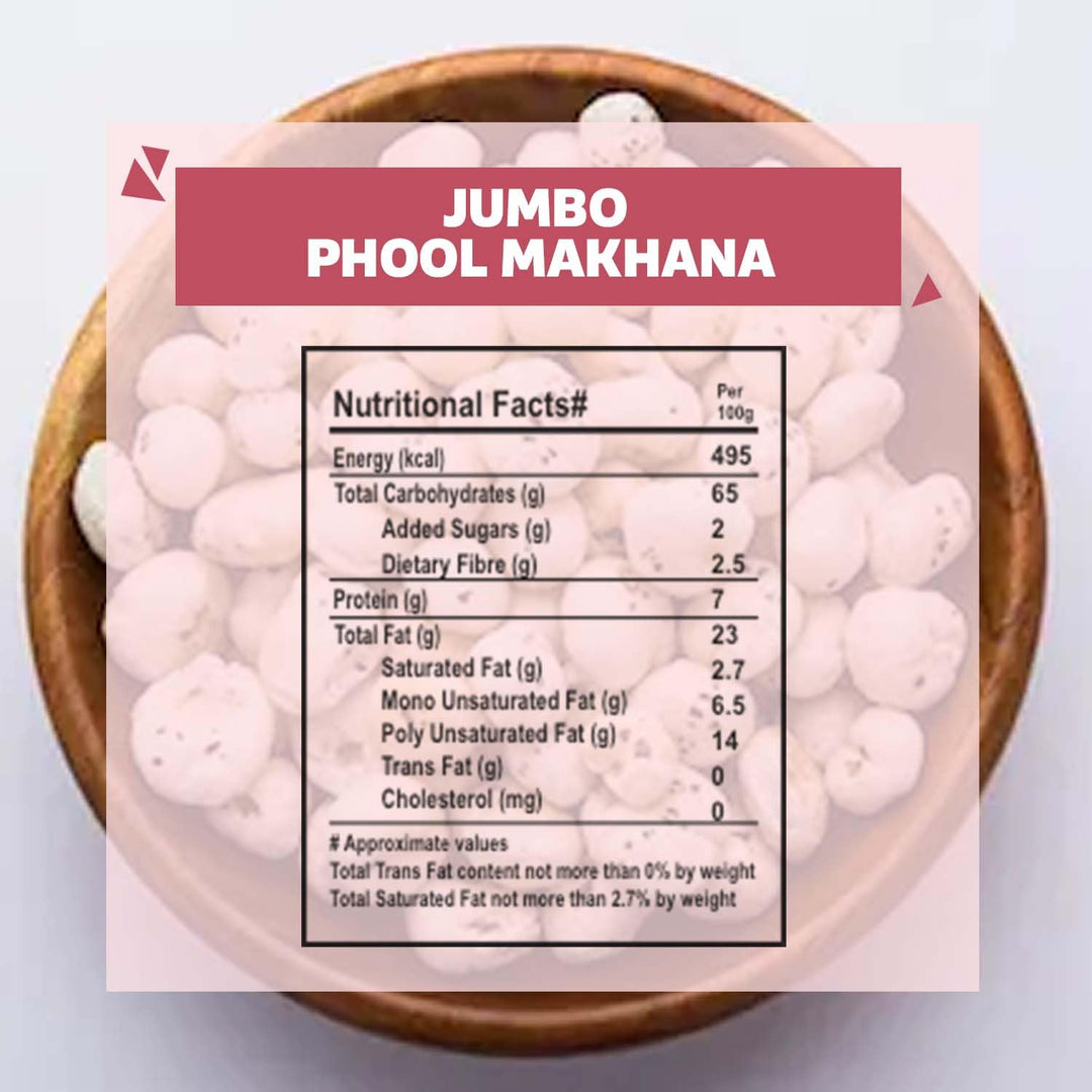 Wonderland Foods 100g Grandeur Premium Phool Makhana (Foxnut) Pouch
