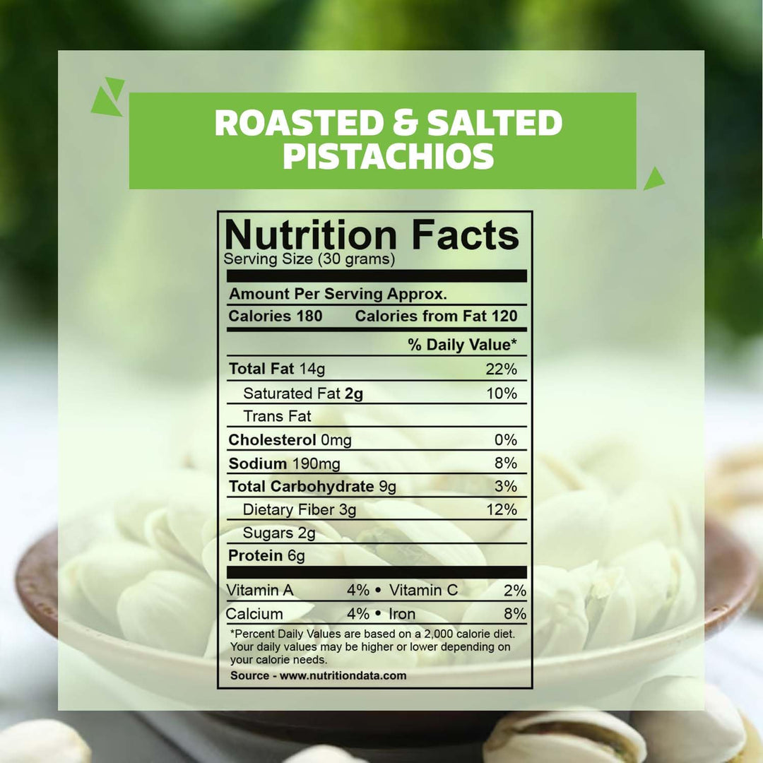 Wonderland Foods 500g Grandeur Premium Jumbo Roasted Salted Pistachios