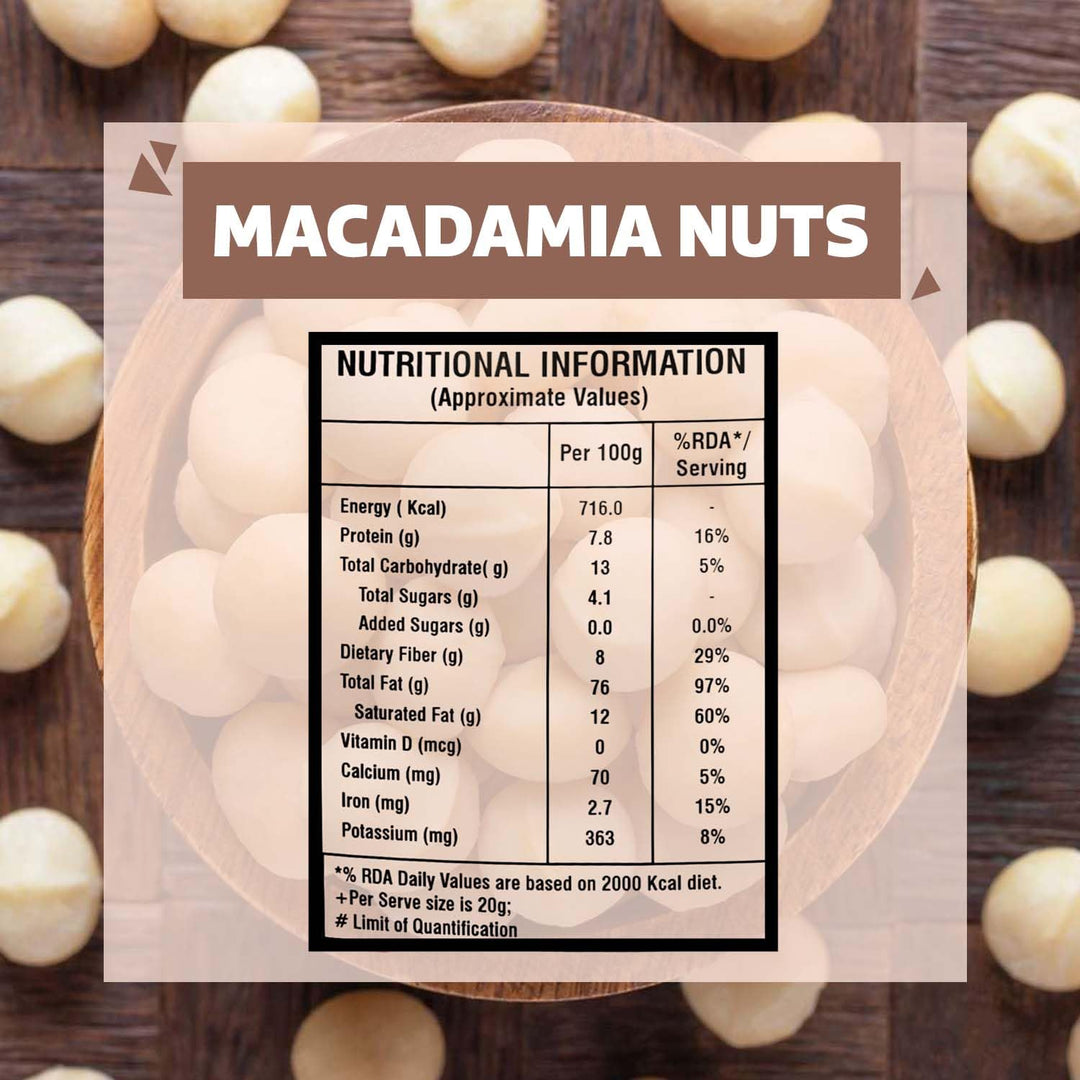 Wonderland Foods 200g Grandeur Premium Macadamia Nuts Pouch