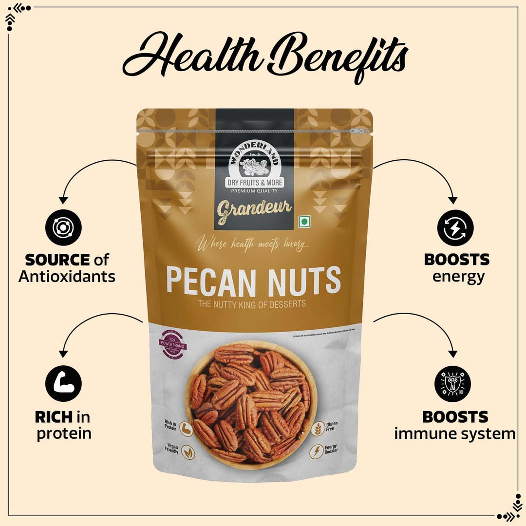 Wonderland Foods 200g Grandeur Premium Pecan Nuts Pouch