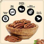 Load image into Gallery viewer, Wonderland Foods 200g Grandeur Premium Pecan Nuts Pouch
