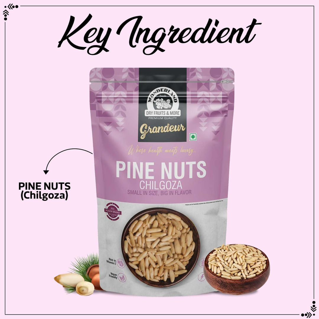 Wonderland Foods 200g Grandeur Premium Pine Nuts Pouch