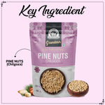 Load image into Gallery viewer, Wonderland Foods 200g Grandeur Premium Pine Nuts Pouch
