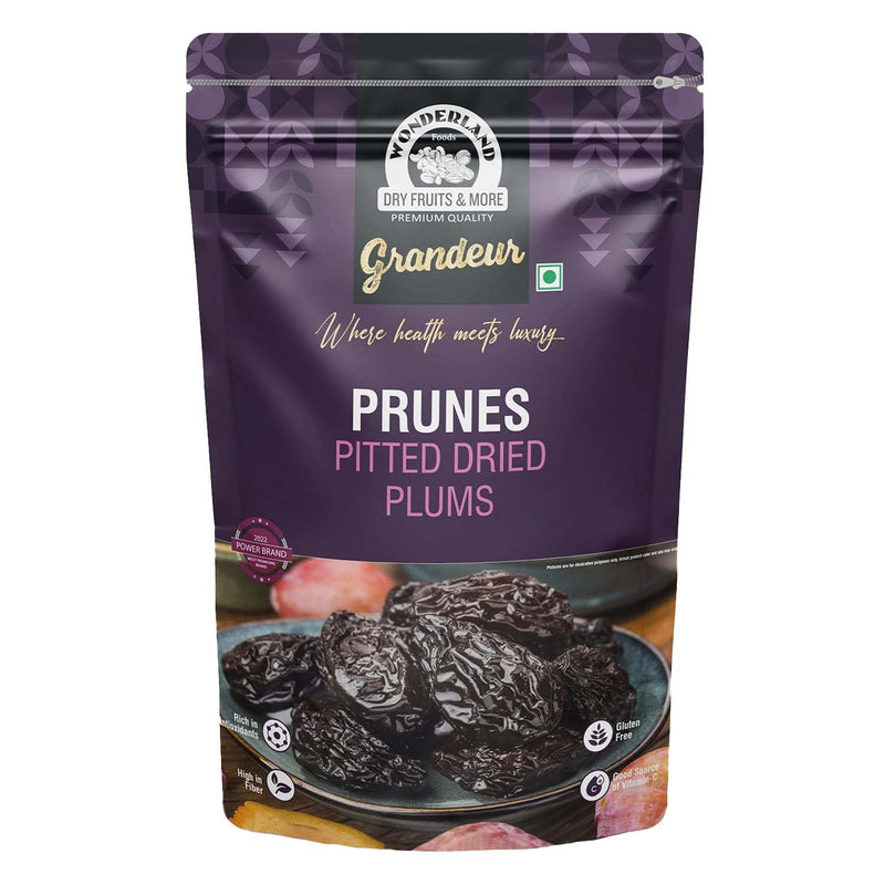 Wonderland Foods 200g Grandeur Premium Pitted Prunes Pouch