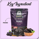 Load image into Gallery viewer, Wonderland Foods 200g Grandeur Premium Pitted Prunes Pouch
