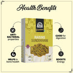 Load image into Gallery viewer, Wonderland Foods 500g Grandeur Premium Sundekhani Raisins Box
