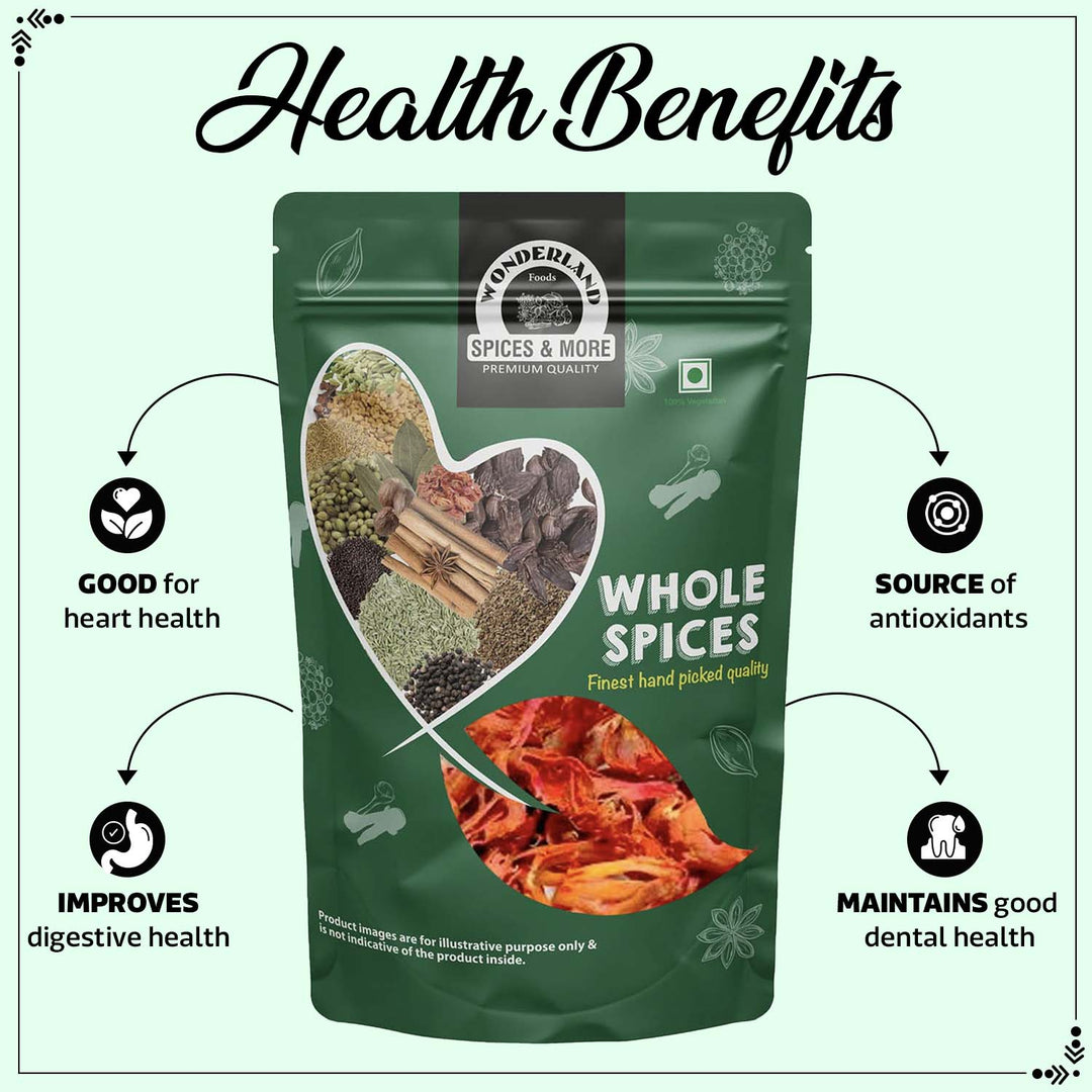 Wonderland Foods 250g Whole Spices Javitri (Mace) Spice Pouch