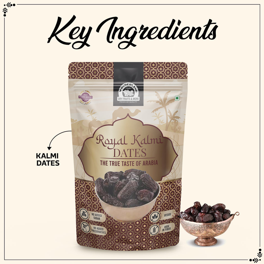 Wonderland Foods 200g Premium Kalmi (Safawi) Dates Box