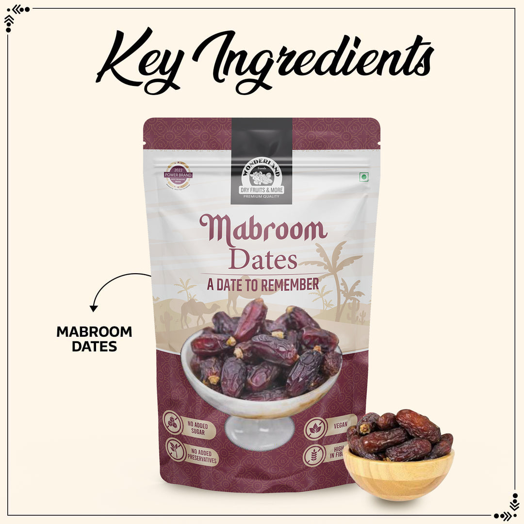 Wonderland Foods 200g Premium Mabroom Dates Box