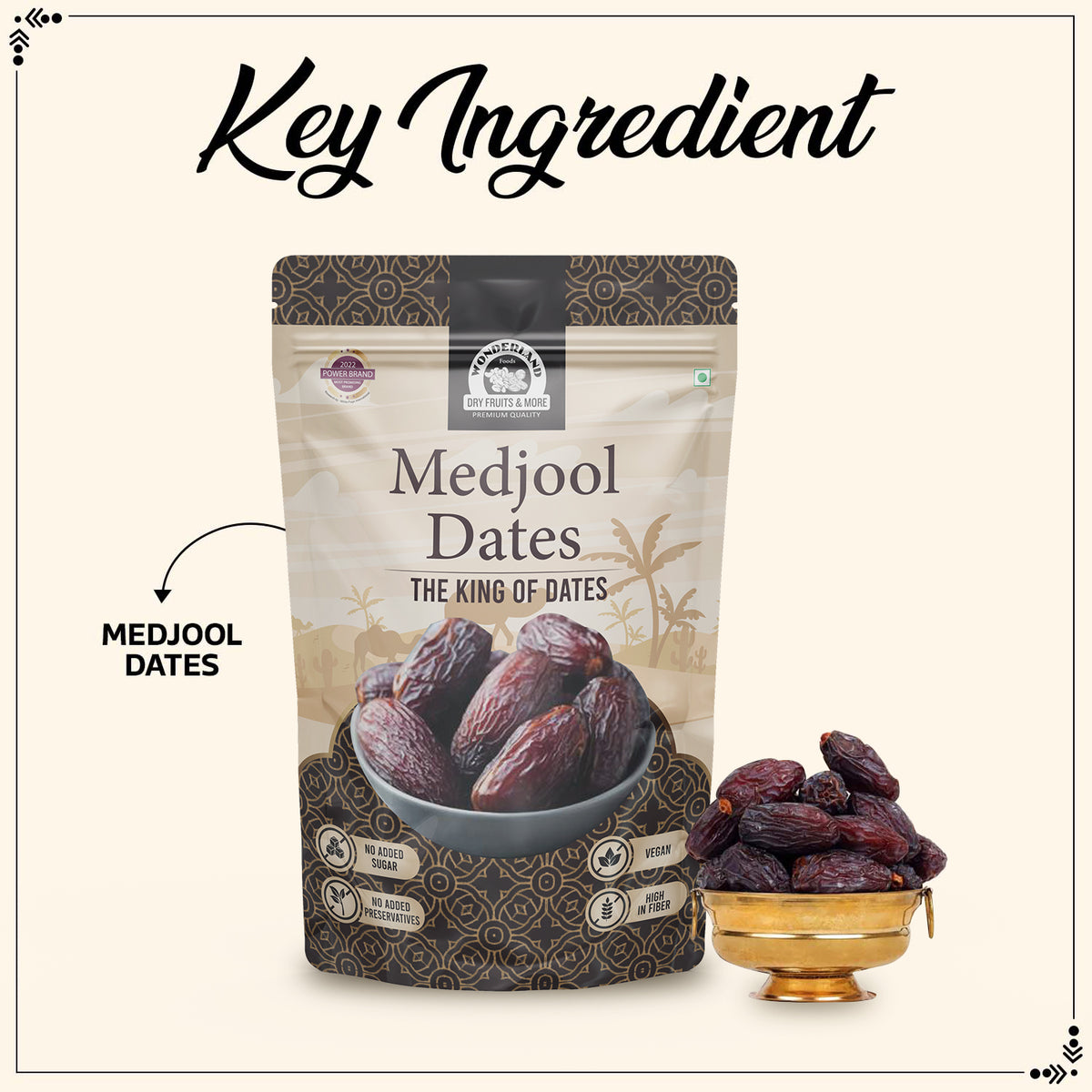 Wonderland Foods 200g Premium Medjool Dates Box