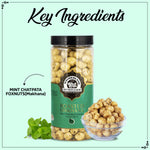 Load image into Gallery viewer, Wonderland Foods 100g Mint Chatpata Makhana (Foxnut) Jar
