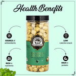 Load image into Gallery viewer, Wonderland Foods 100g Mint Chatpata Makhana (Foxnut) Jar
