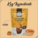 Load image into Gallery viewer, Wonderland Foods 200g Premium California NP Almonds Pouch
