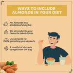 Load image into Gallery viewer, Wonderland Foods 200g Premium California NP Almonds Pouch
