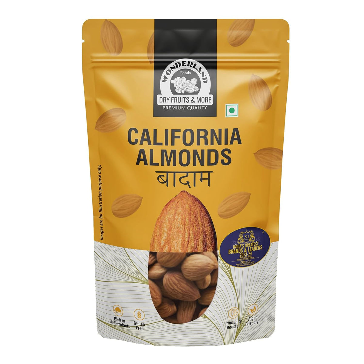 Pc almonds 500g pouch 1