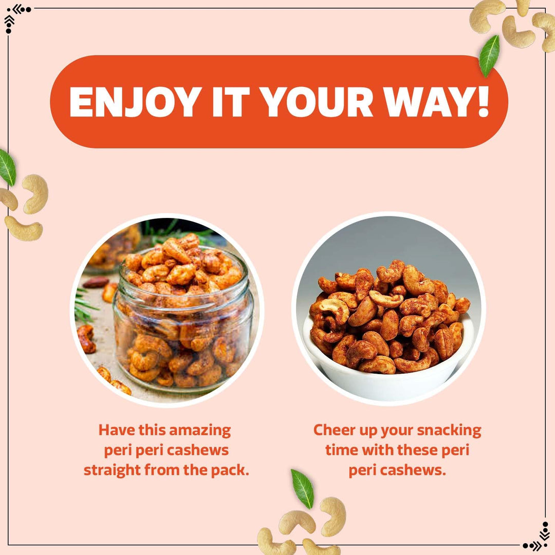 Wonderland Foods 70g Premium Peri Peri Flavoured Cashew