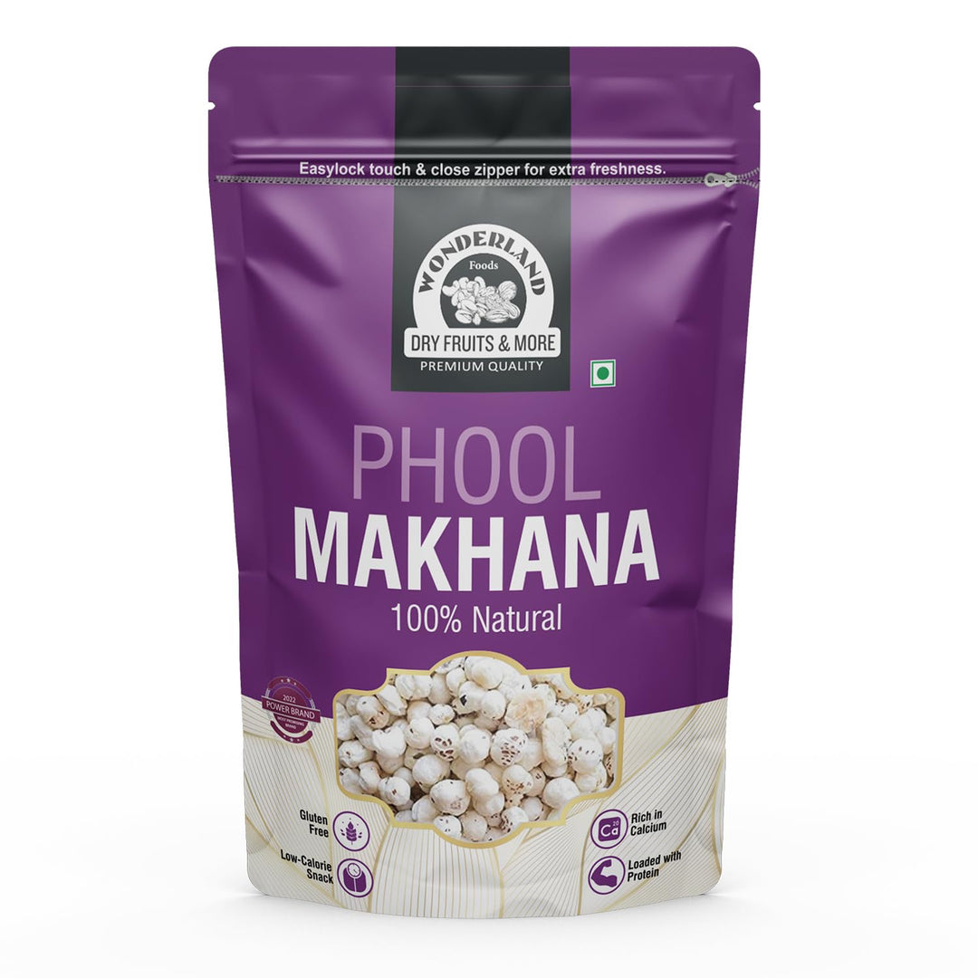 Wonderland Foods 100g Phool Makhana (Foxnut) Pouch