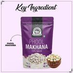 Load image into Gallery viewer, Wonderland Foods 100g Phool Makhana (Foxnut) Pouch
