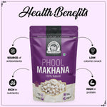 Load image into Gallery viewer, Wonderland Foods 100g Phool Makhana (Foxnut) Pouch
