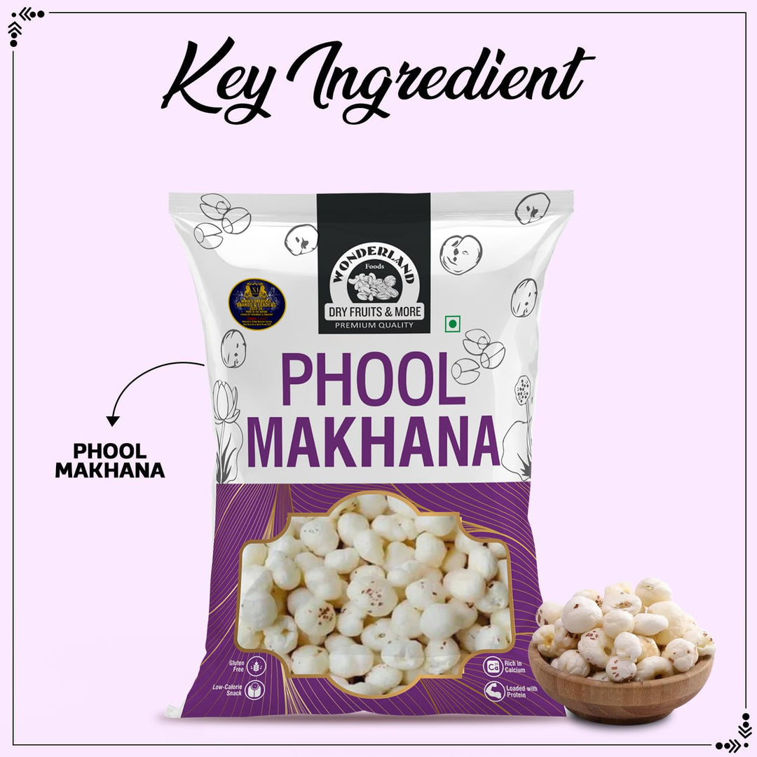 Wonderland Foods 300g Phool Makhana (Foxnut) Pouch
