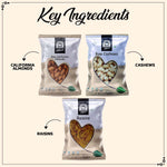 Load image into Gallery viewer, Wonderland Foods 750g (250g X 3) Premium Dry Fruits Combo of Platinum Raw Almonds, Raw Cashew &amp; Raisins
