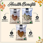 Load image into Gallery viewer, Wonderland Foods 750g (250g X 3) Premium Dry Fruits Combo of Platinum Raw Almonds, Raw Cashew &amp; Raisins
