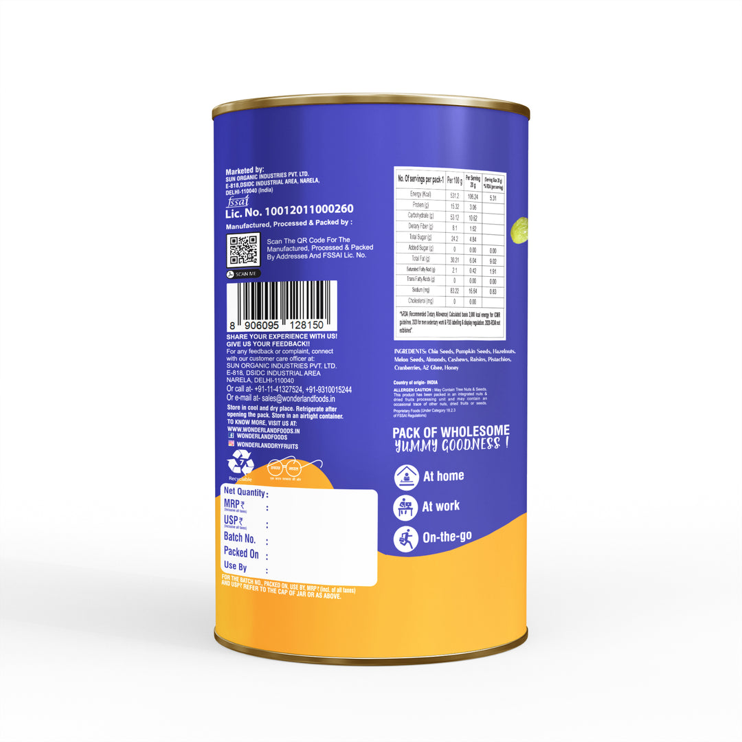 Wonderland Foods 200g Premium Protein Bite Jar