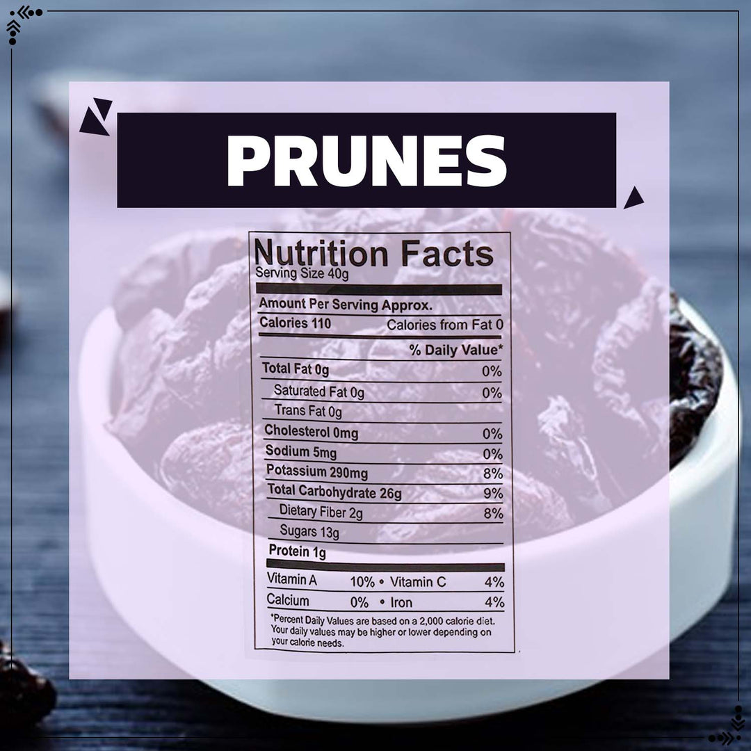 Wonderland Foods 200g Californian Seedless (Pitted) Prunes Pouch