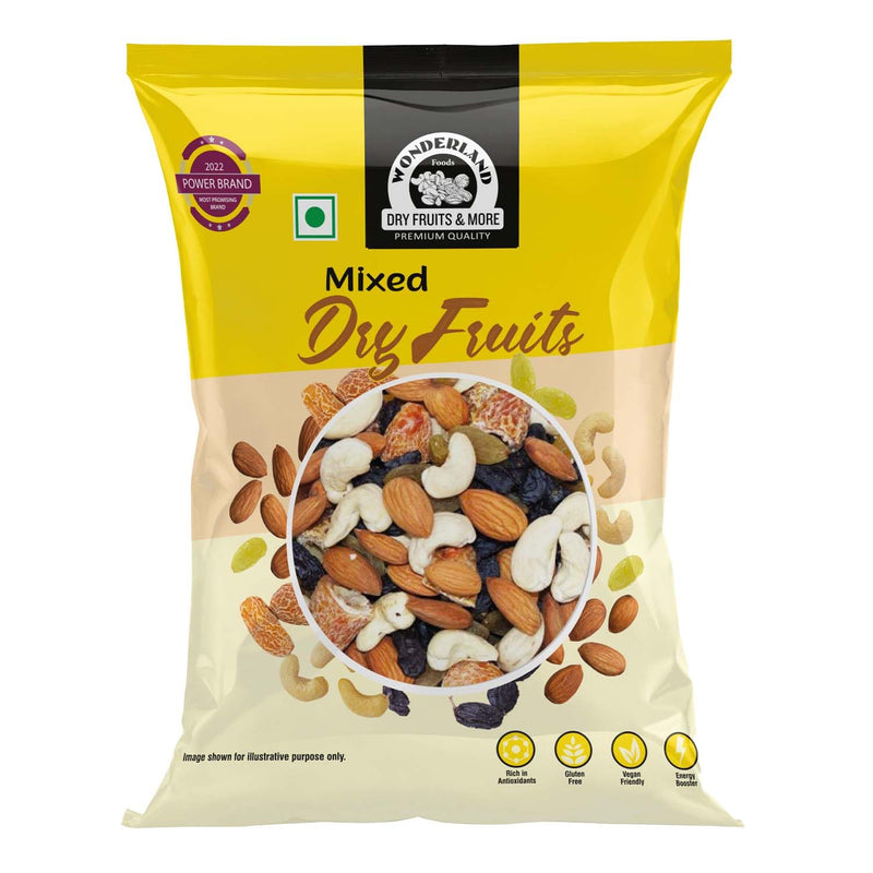 Wonderland Foods 100g Mix Dry Fruits (Panchmewa) Pouch