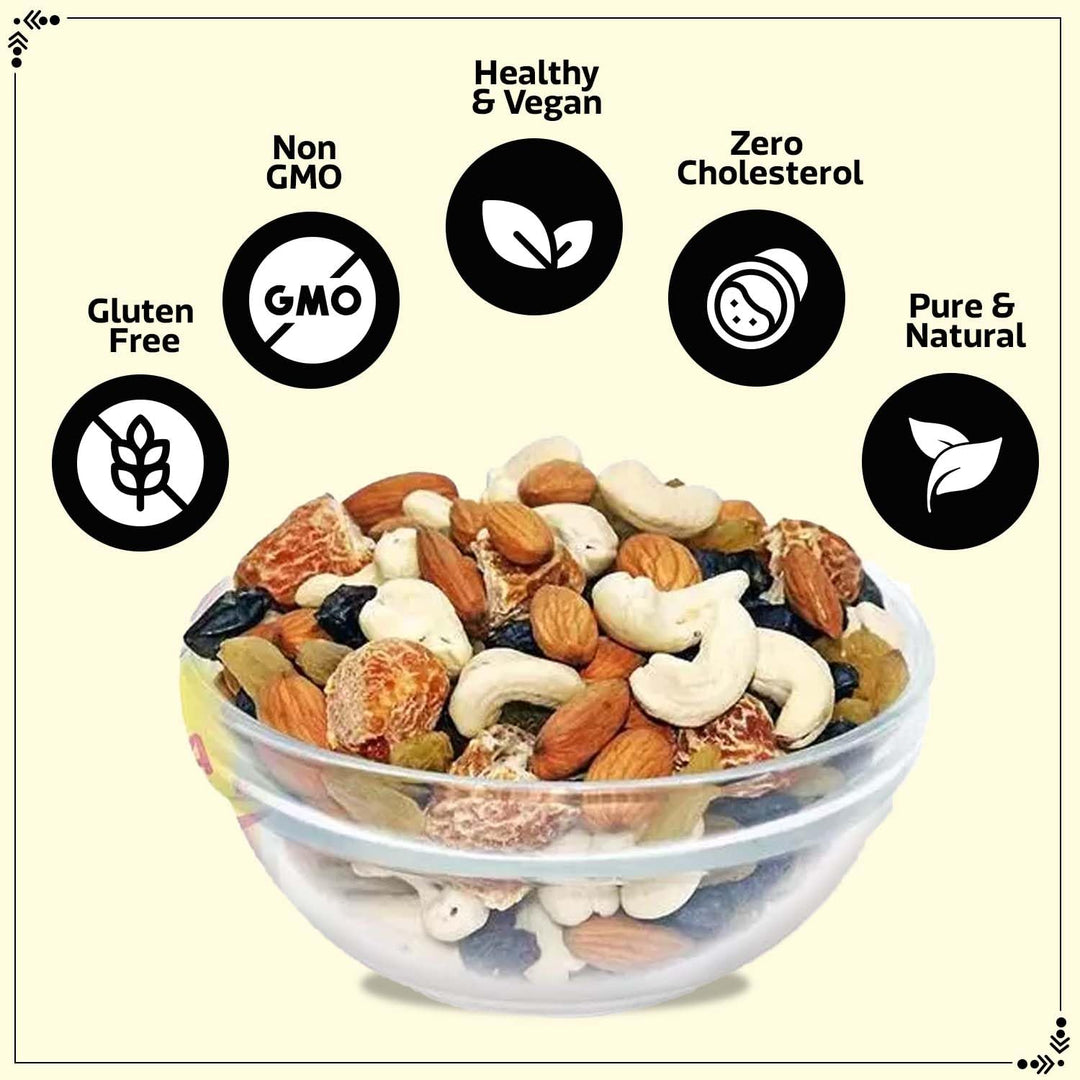 Wonderland Foods 100g Mix Dry Fruits (Panchmewa) Pouch