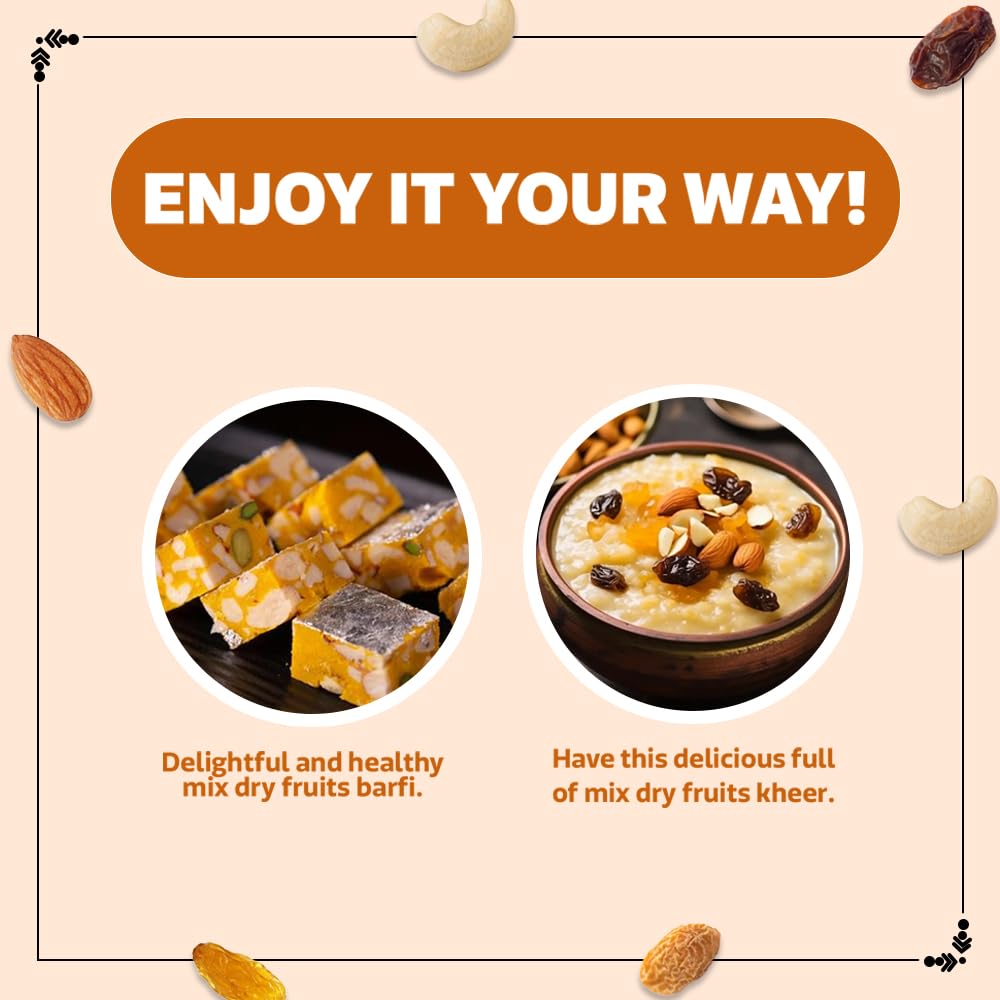 Wonderland Foods 200g Mix Dry Fruits (Panchmewa) Pouch