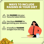 Load image into Gallery viewer, Wonderland Foods 500g Long Green Raisins Pouch
