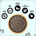 Load image into Gallery viewer, Wonderland Foods 100g Raw Chia Seeds Pouch
