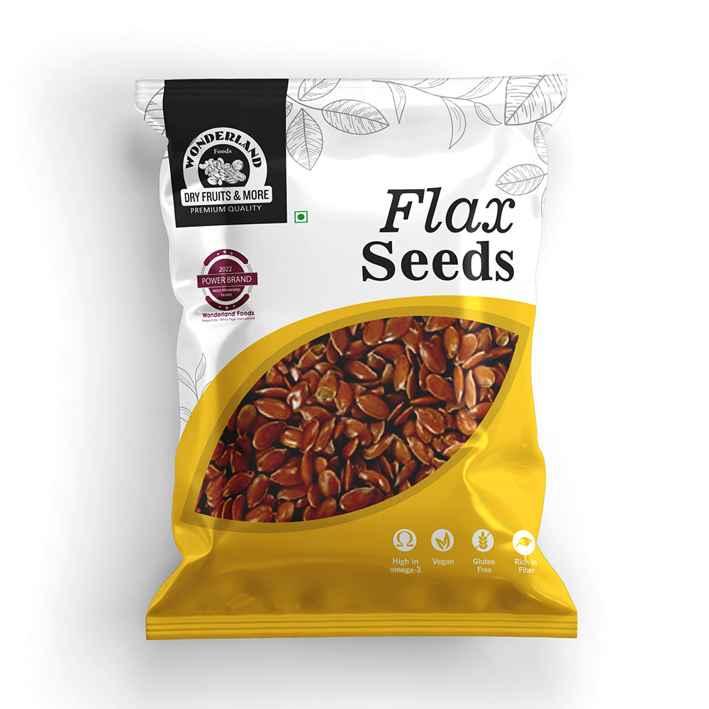 Raw flax seeds 100g pouch 1