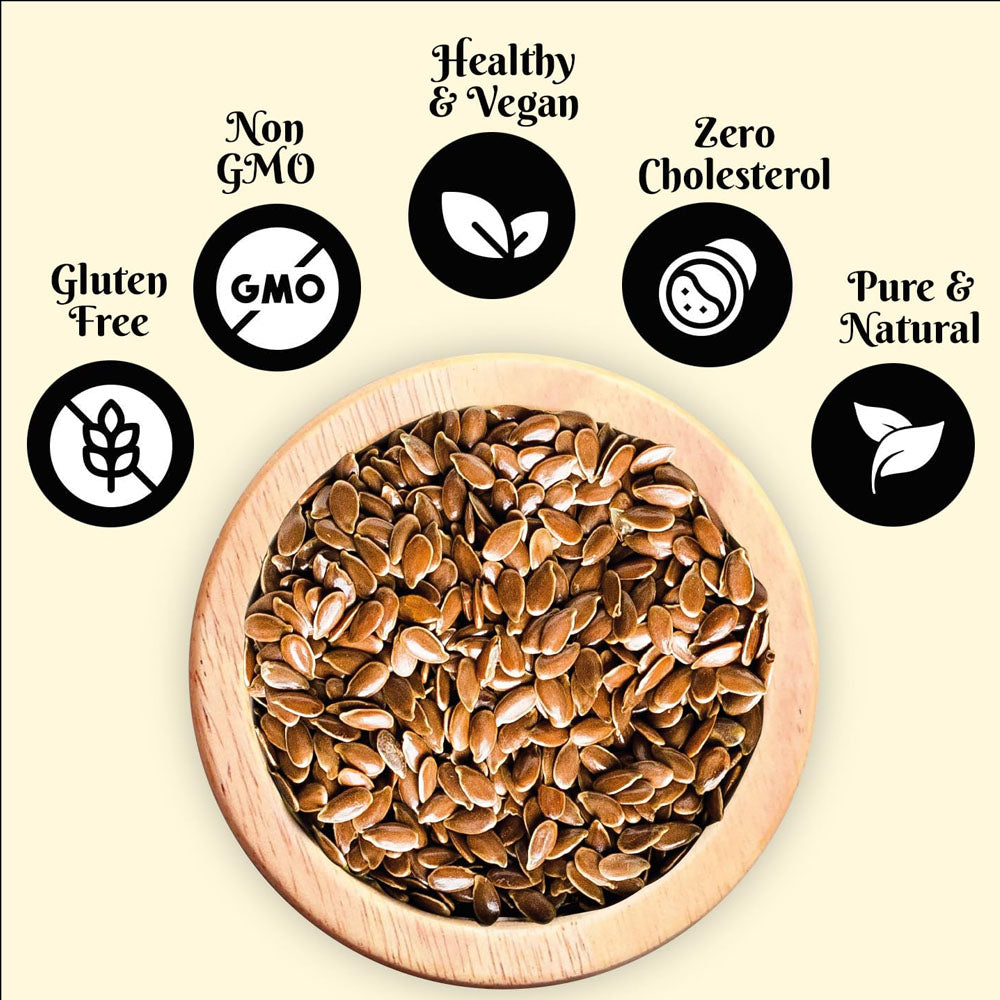 Wonderland Foods 100g Flax Seeds Alsi Seeds Pouch
